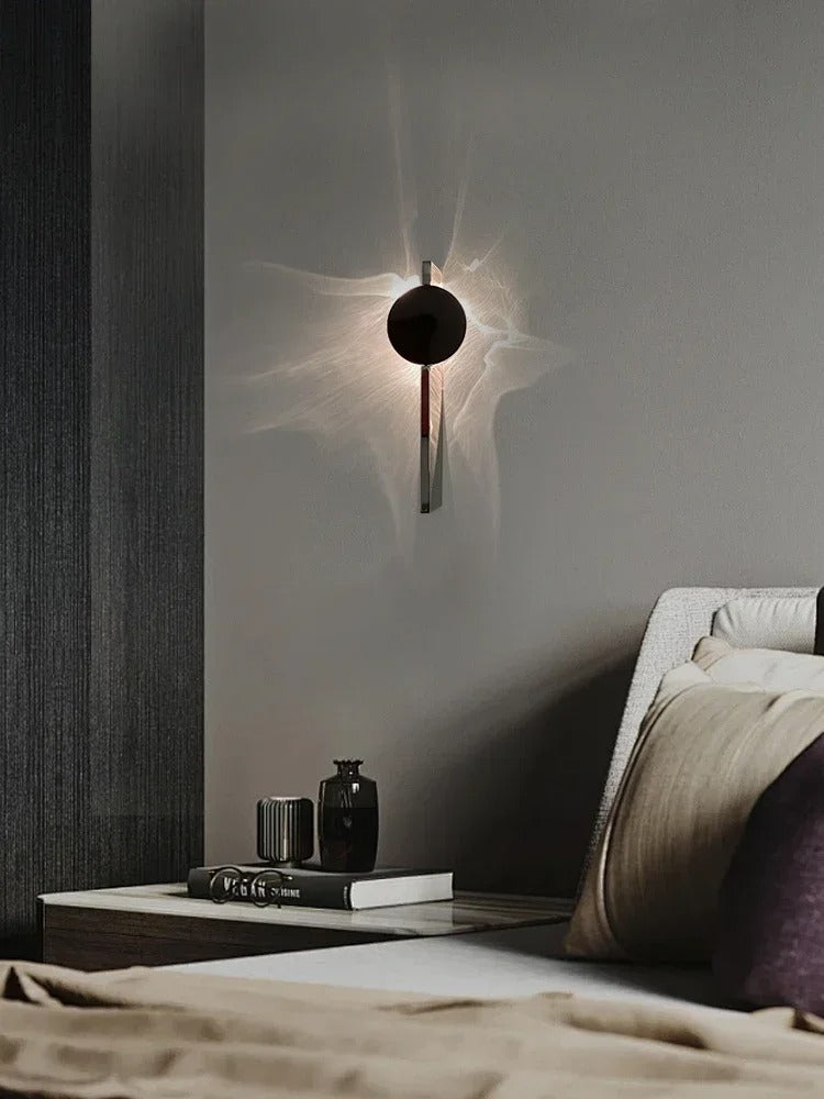 NovaDecor - Minimalist LED Wall Lamp for Bedroom & Living Room
