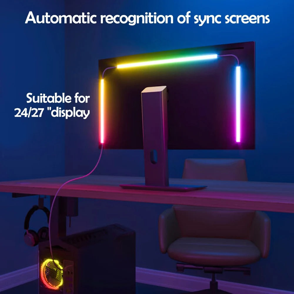 NovaGlow - RGB Gaming LED Light Strip with Screen Sync & Smart Control