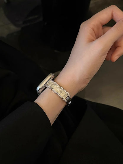 NovaLux - Glitter Diamond Metal Band for Apple Watch Ultra & Series 4–11