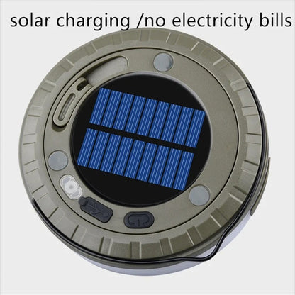 NovaLux - RGB Solar Camping String Lights with Hook
