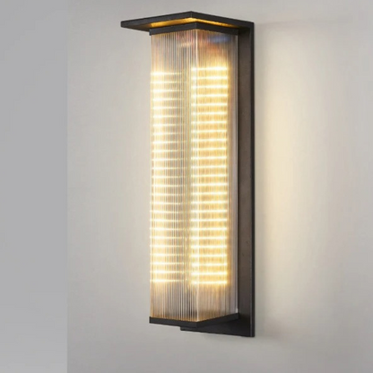 NovaLux Waterproof Solar Porch Wall Light - Dusk-to-Dawn Illumination