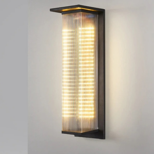 NovaLux Waterproof Solar Porch Wall Light - Dusk-to-Dawn Illumination