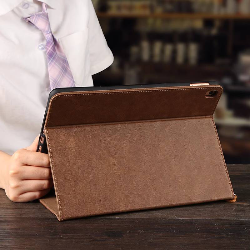 Kickstand Flip Leather Shockproof iPad Case With Pen Slot