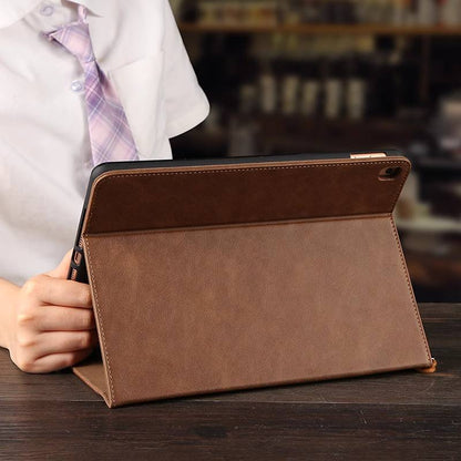 Kickstand Flip Leather Shockproof iPad Case With Pen Slot