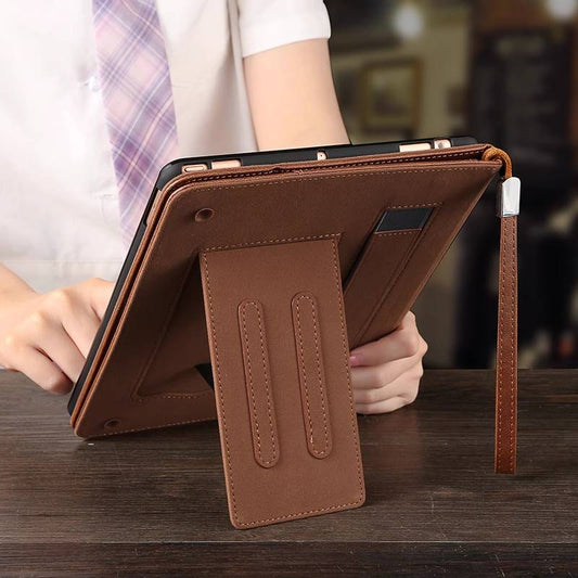 Kickstand Flip Leather Shockproof iPad Case With Pen Slot