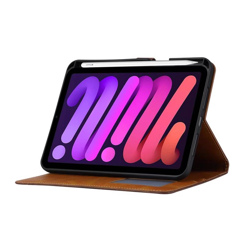 Multifunctional Folio Leather iPad Case