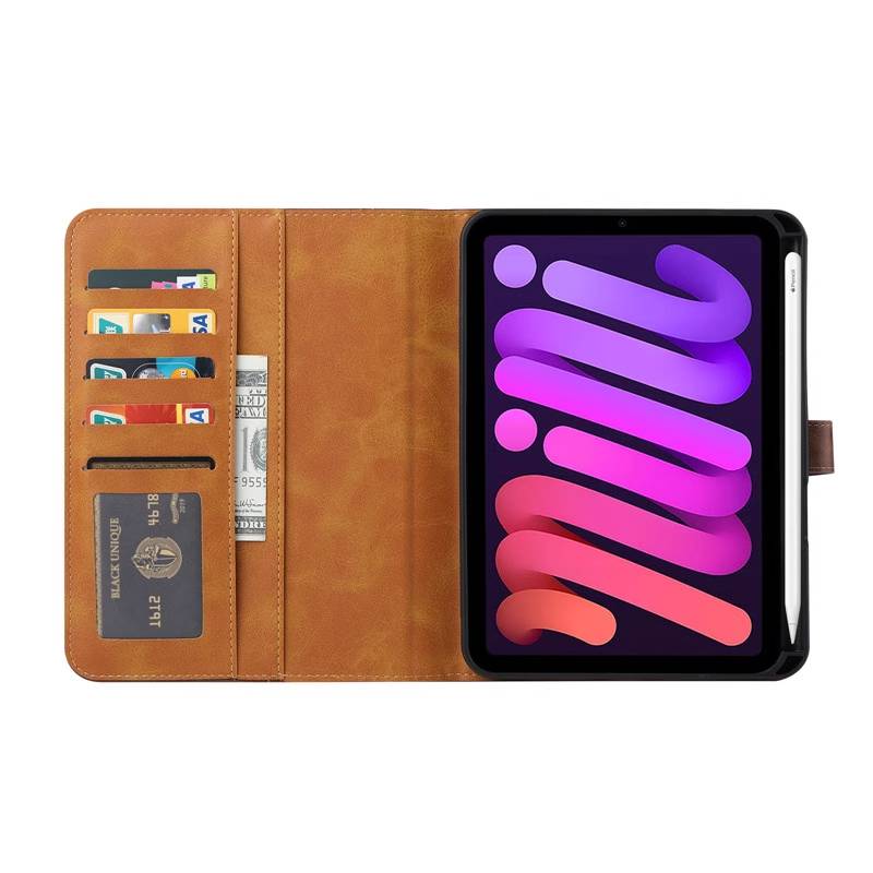 Multifunctional Folio Leather iPad Case