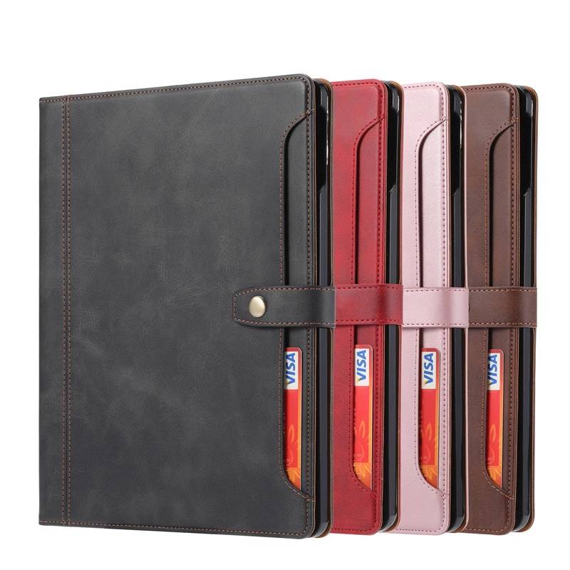 Multifunctional Folio Leather iPad Case