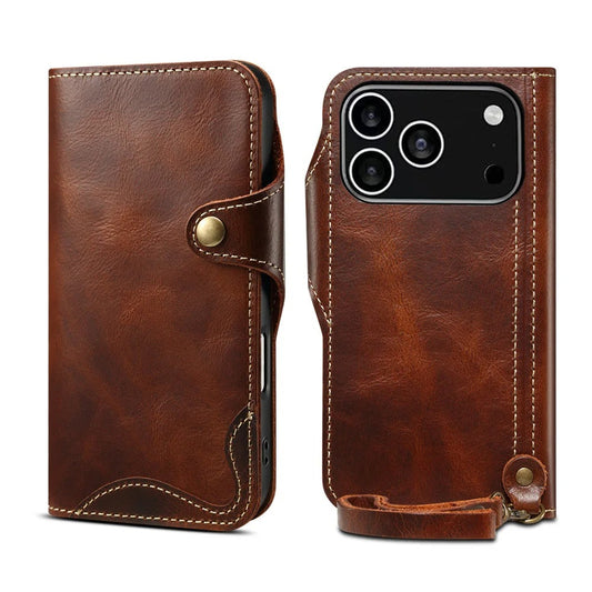 Opulent Leather Wallet Case for iPhone