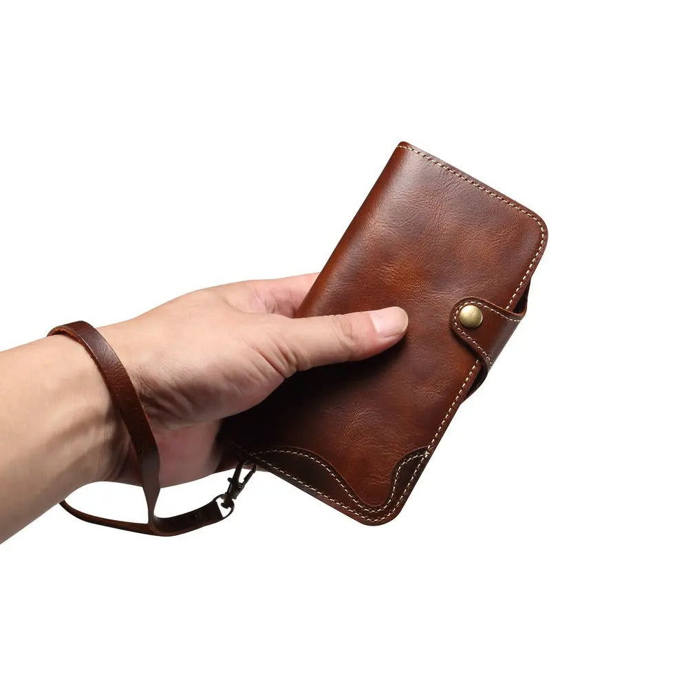 Opulent Leather Wallet Case for iPhone