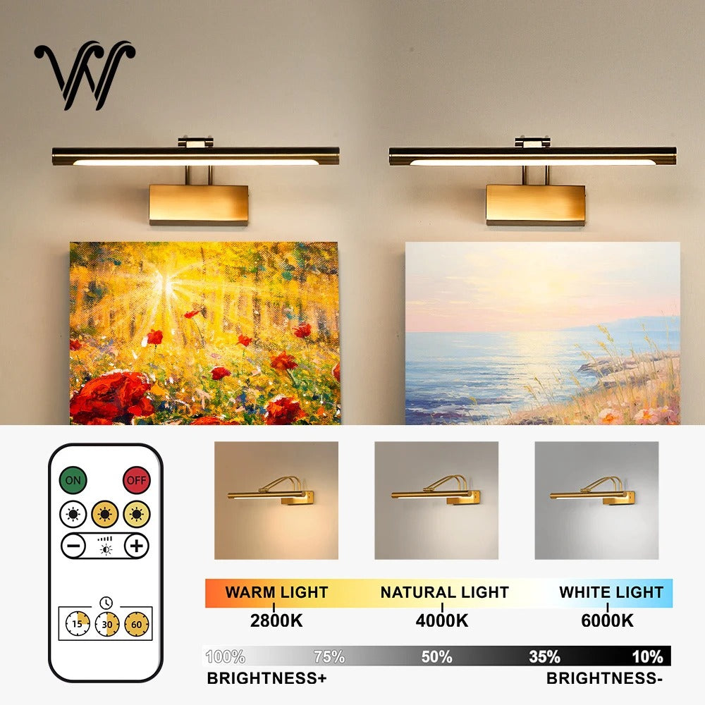 Opulux - Luxury Rechargeable LED Wall Sconce with Remote