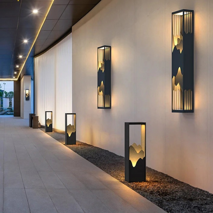 Outdoor Modern LED Wall Light, Waterproof & UpDown Lighting