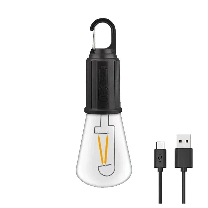 Luminar Solar LED Camping Light - USB Charging Outdoor Bulb