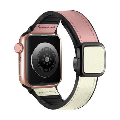 BandMaster Magnetic Leather Strap for Apple Watch