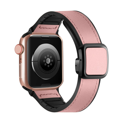 BandMaster Magnetic Leather Strap for Apple Watch