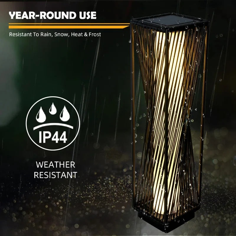 Premium Outdoor Solar Floor Lamp - Modern Patio & Garden Lighting