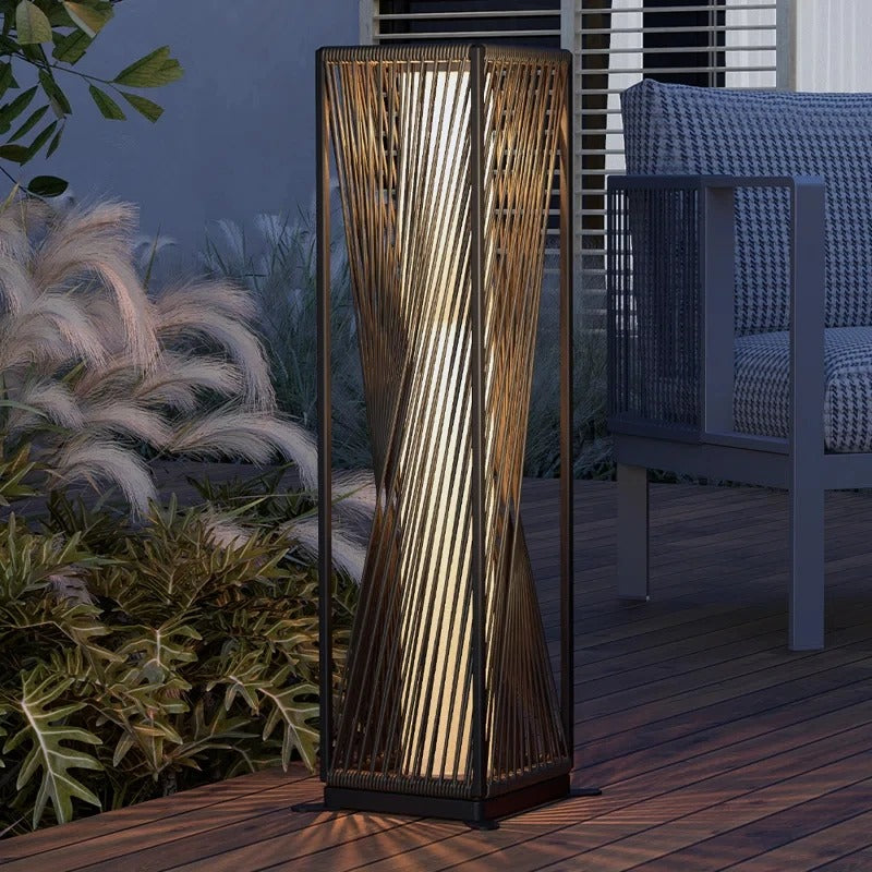 Premium Outdoor Solar Floor Lamp - Modern Patio & Garden Lighting