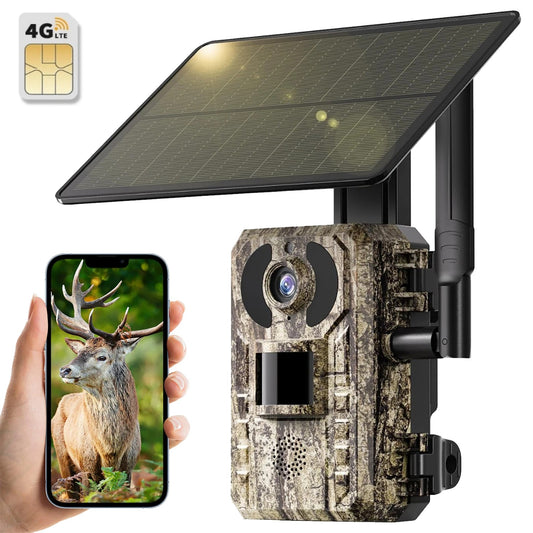 PrimeCapture 4G LTE Trail Camera with Live Streaming & Motion Detection