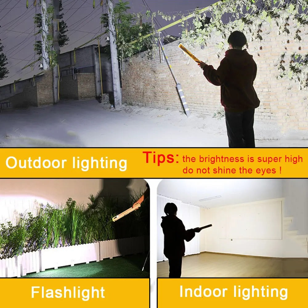 PrimeLux - 12600LM USB Rechargeable Magnetic LED Work Light Bar