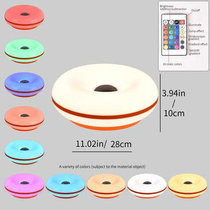 Luminos Donut USB Table Lamp - Bauhaus Style Bedside Ambient Light