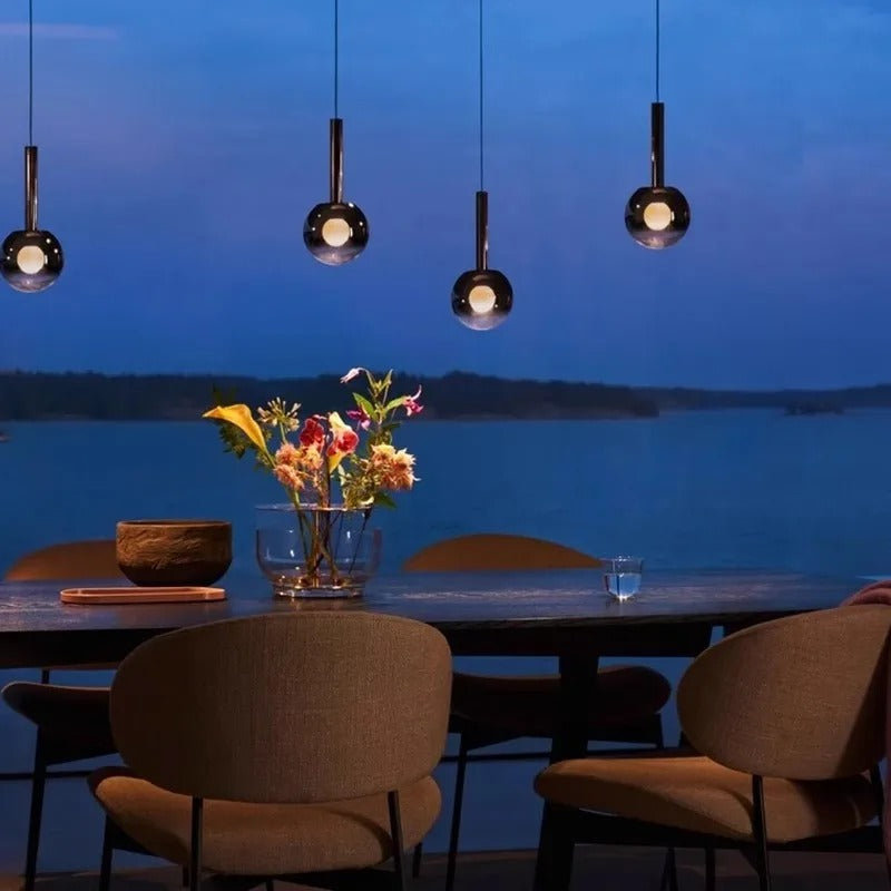 Radiant Glow - Modern LED Staircase Chandelier Pendant Light