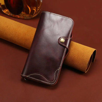 Opulent Leather Wallet Case for iPhone