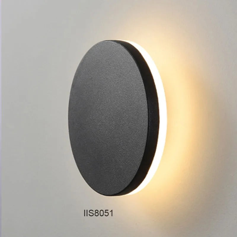 EcoBright Outdoor LED Wall Light - Waterproof & Modern for Porch or Garden