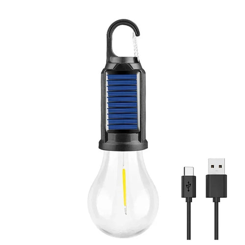 Luminar Solar LED Camping Light - USB Charging Outdoor Bulb