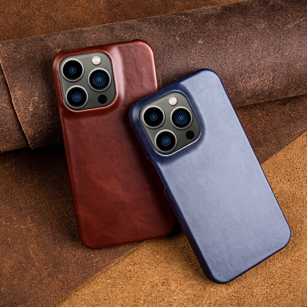 Classic Genuine Leather iPhone Case