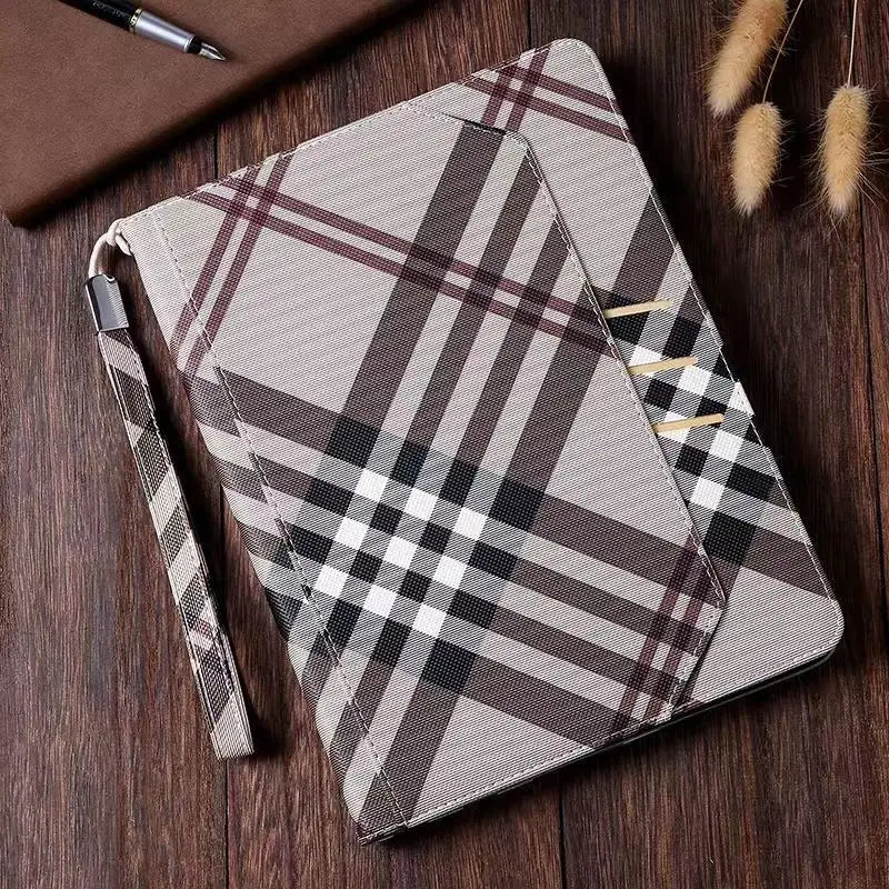 Kickstand Flip Leather Shockproof iPad Case With Pen Slot