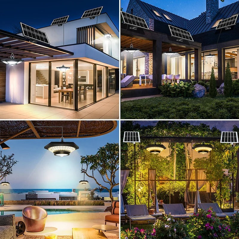 ShineBright Solar Pendant Light - Remote Controlled Indoor & Outdoor Use