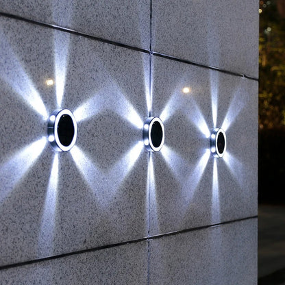 ShineGlow Solar LED Ground Lights for Outdoor Pathways & Garden Decor