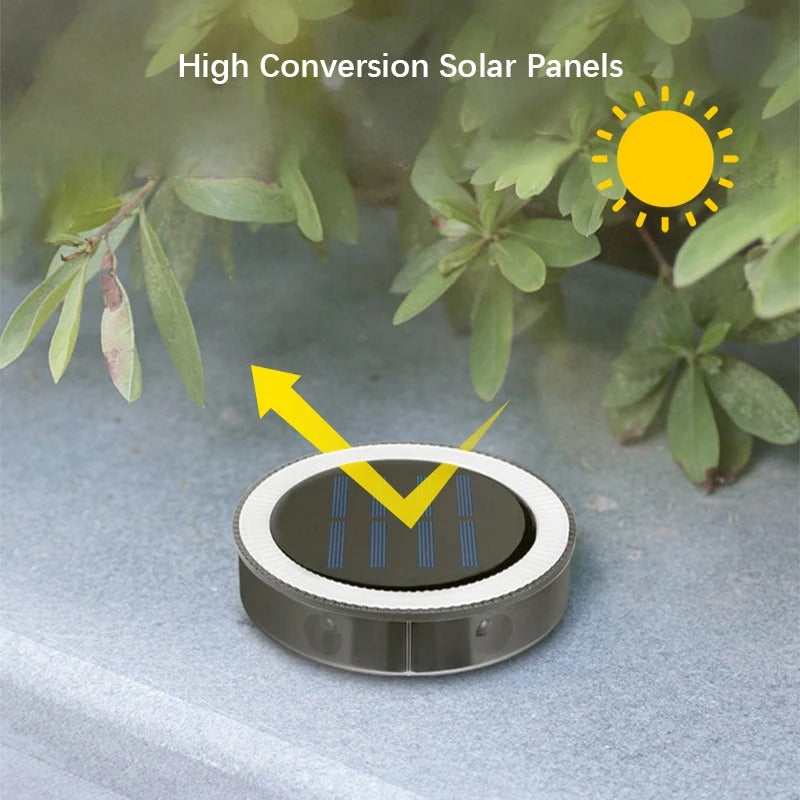 ShineGlow Solar LED Ground Lights for Outdoor Pathways & Garden Decor