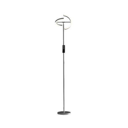 Modern 69" LED Floor Lamp with Remote, 330° Rotatable Torchiere, Dimmable & Adjustable Brightness
