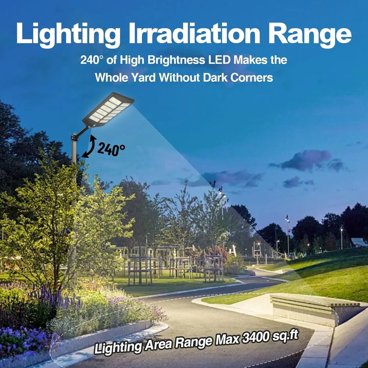 SkyVault  - 5000W Solar Street Lights Outdoor Waterproof