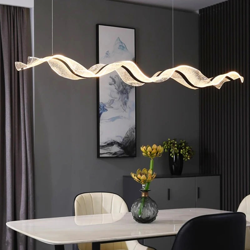 SleekLux Contemporary LED Pendant Lighting for Dining Room & Home Decor