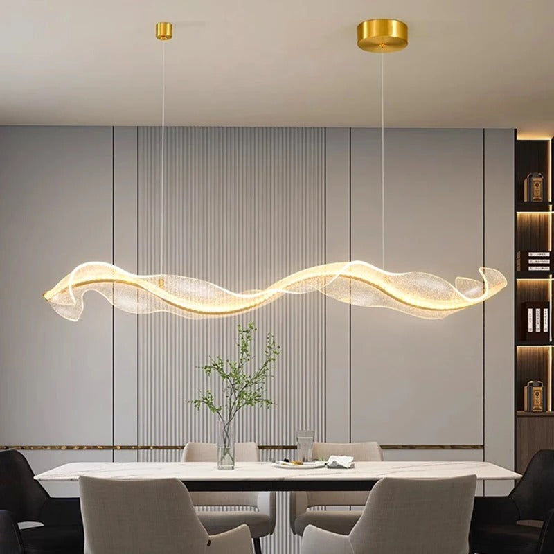 SleekLux Contemporary LED Pendant Lighting for Dining Room & Home Decor