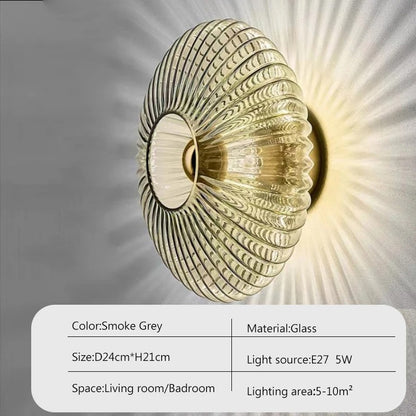 Lumiere - Elegant Glass Wall Sconce for Modern Interiors