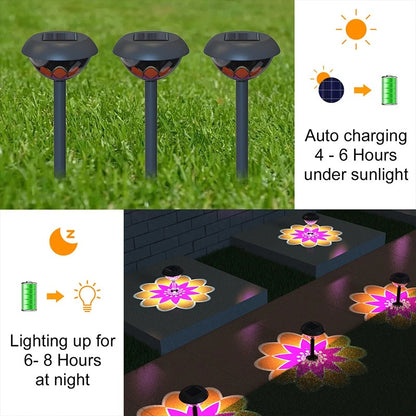 SolarGlow - Waterproof RGB Solar Pathway Lights for Outdoor Use