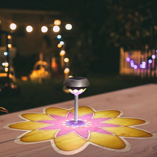 SolarGlow - Waterproof RGB Solar Pathway Lights for Outdoor Use