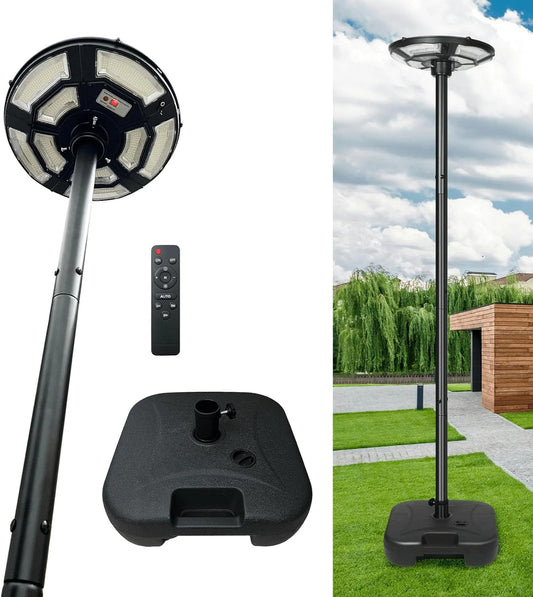 Solarix - 78'' Solar Lamp Post with Motion Sensor