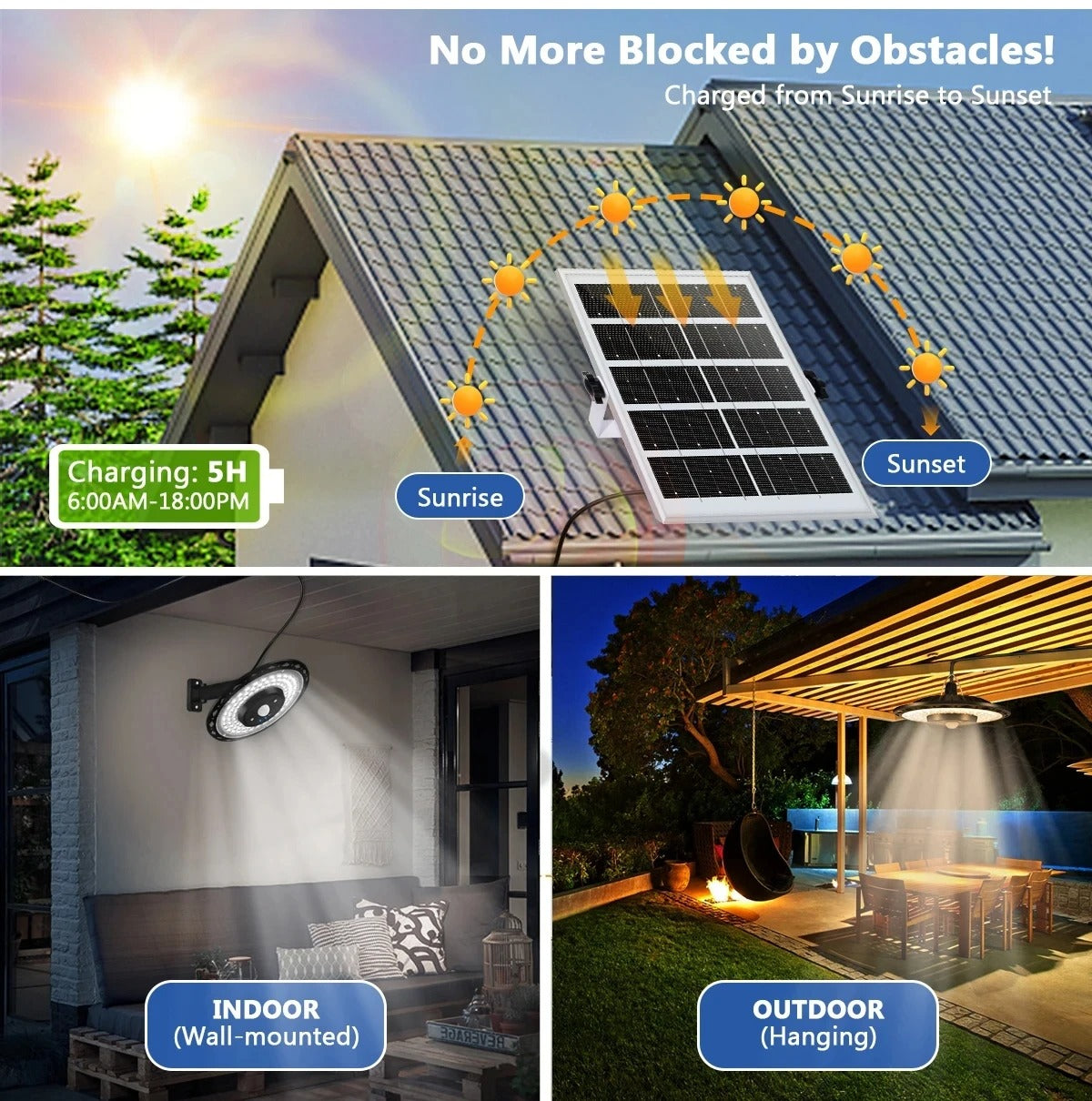 Solstice - Solar Powered Shed Lights with Easy Installation