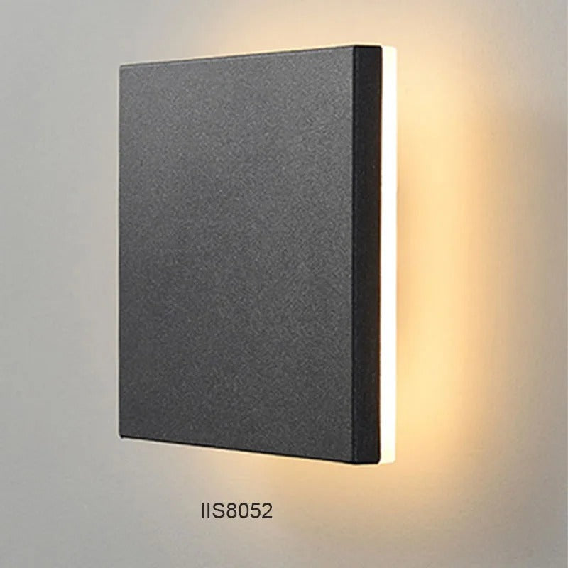 EcoBright Outdoor LED Wall Light - Waterproof & Modern for Porch or Garden