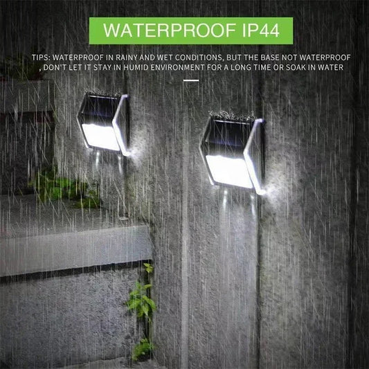 PrimeLights - Stainless Steel Premium LED Solar Deck Step Lights Outdoor Waterproof