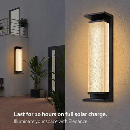 SunBeam Outdoor Solar Wall Light - Waterproof and Motion-Sensing