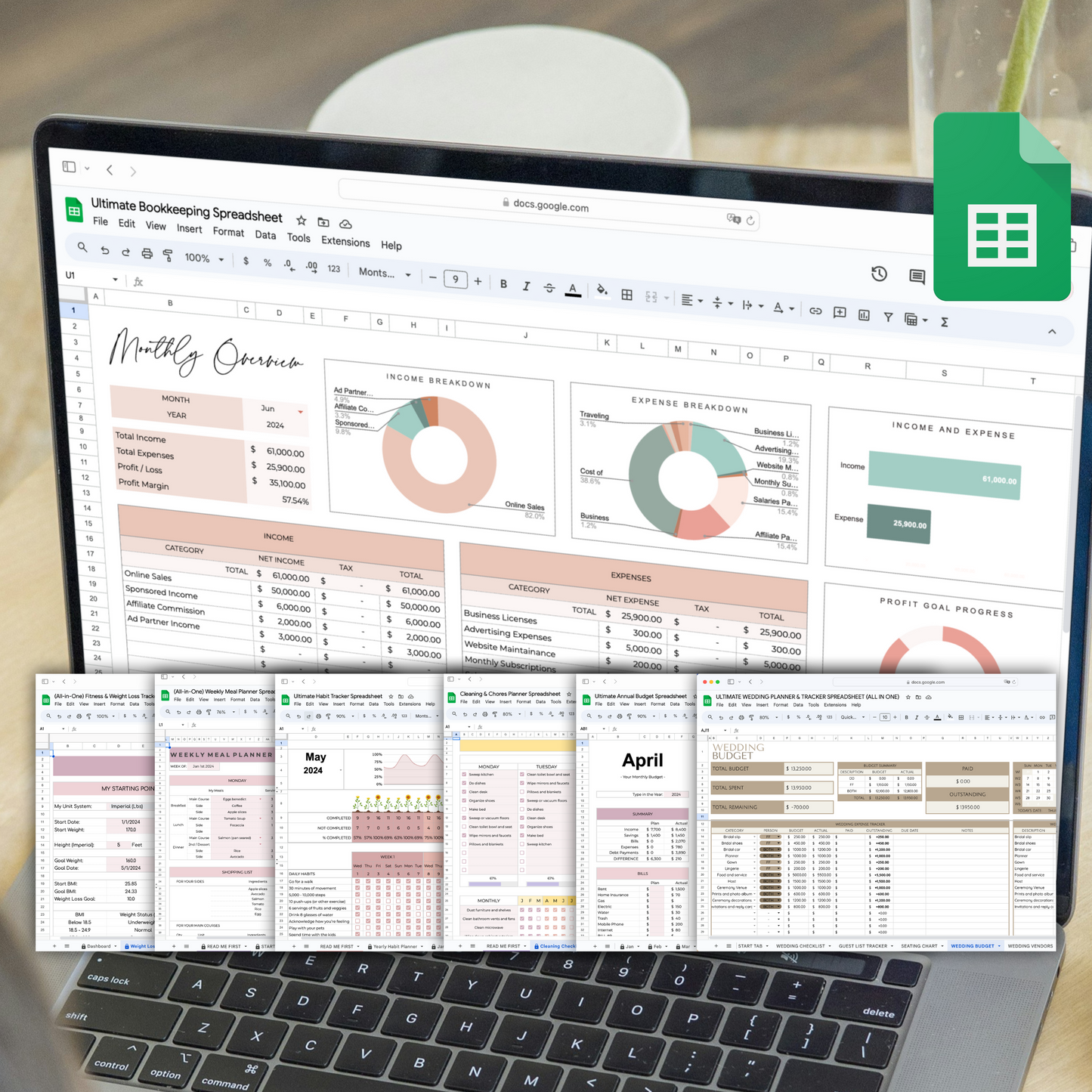 Premium (7-in-1) The Ultimate Spreadsheet Bundle