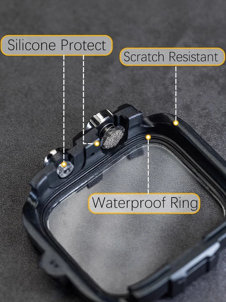 ToughCase - Armor Metal Case with Strap for Apple Watch Series 5–9