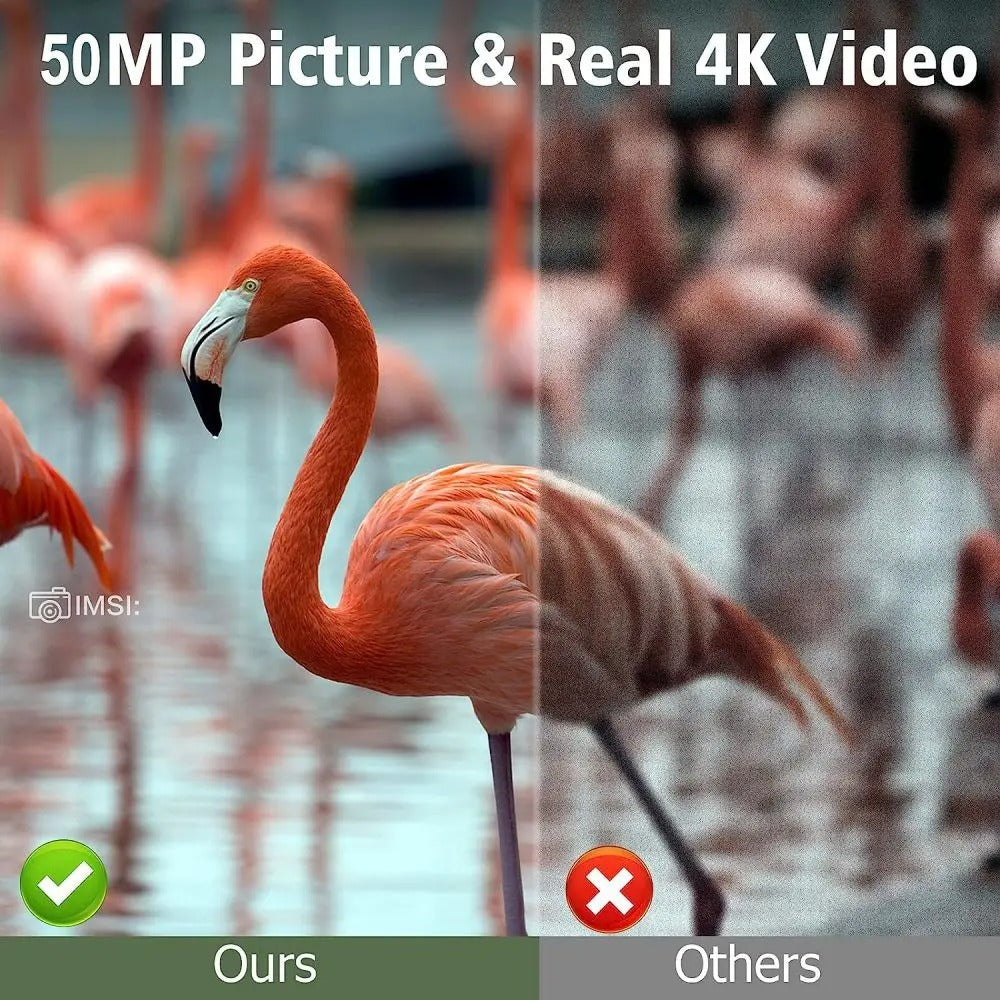 TrailVue - 4K HD 50MP Wildlife Trail Camera with Night Vision