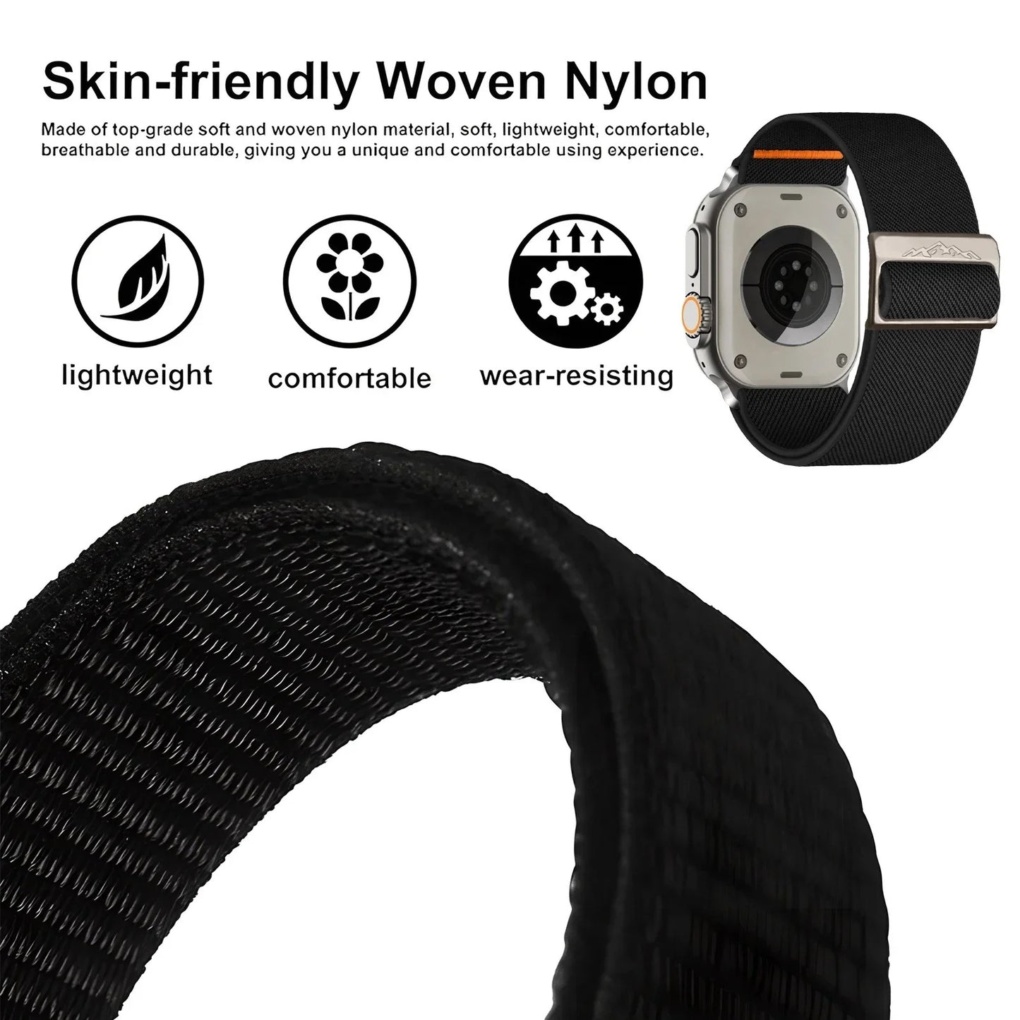 UrbanWear - Braided Nylon Strap for Apple Watch