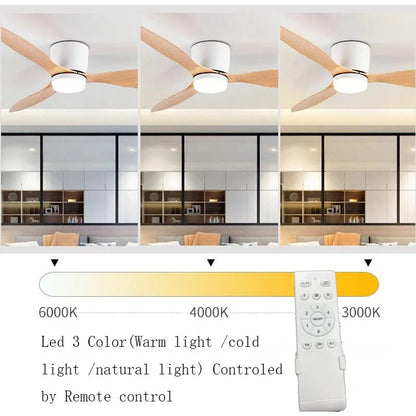 VeloAir - 42/52 Inch Ceiling Fan with LED Lights & Remote